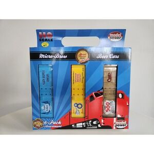 New Model Power HO Scale Limited Edition Micro Brew Beer Train Cars Set of 6
